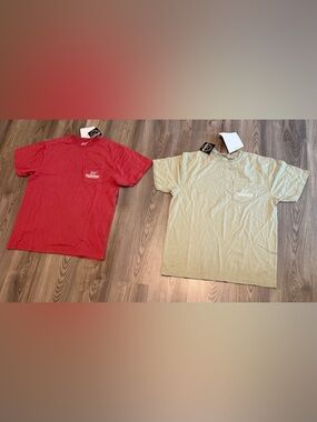 Fieldstone Sporting Lifestyle Pocket Tee lot of 2 NWT Men’s size Medium Cotton